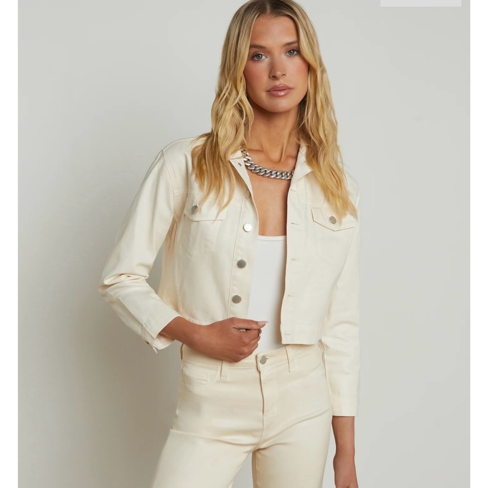 L’AGENCE Coated Jacket - Off-White